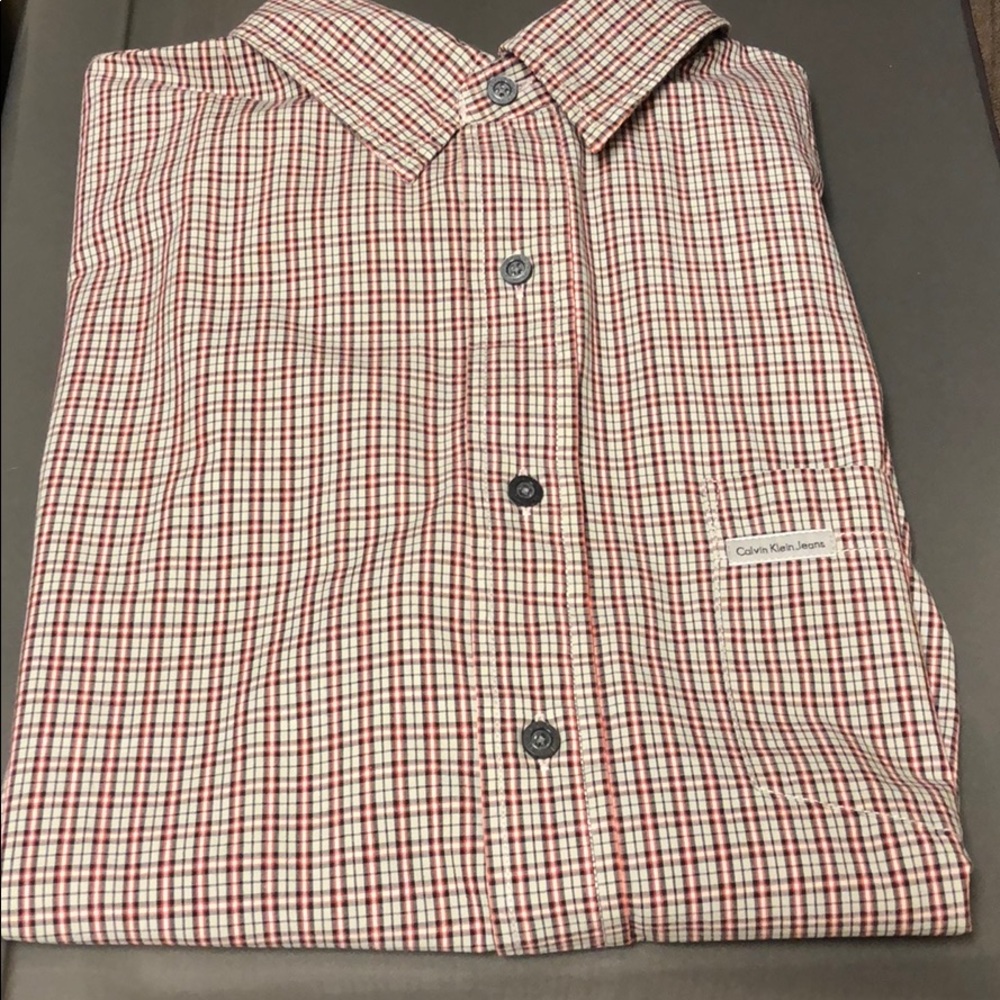 Calvin Klein Jeans Short Sleeve Button Down